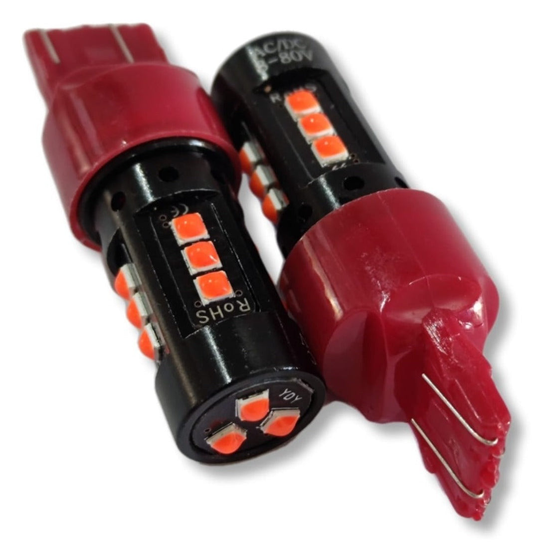 Ampolletas Led T20 7443 W21/5w Doble Contacto Posición Freno