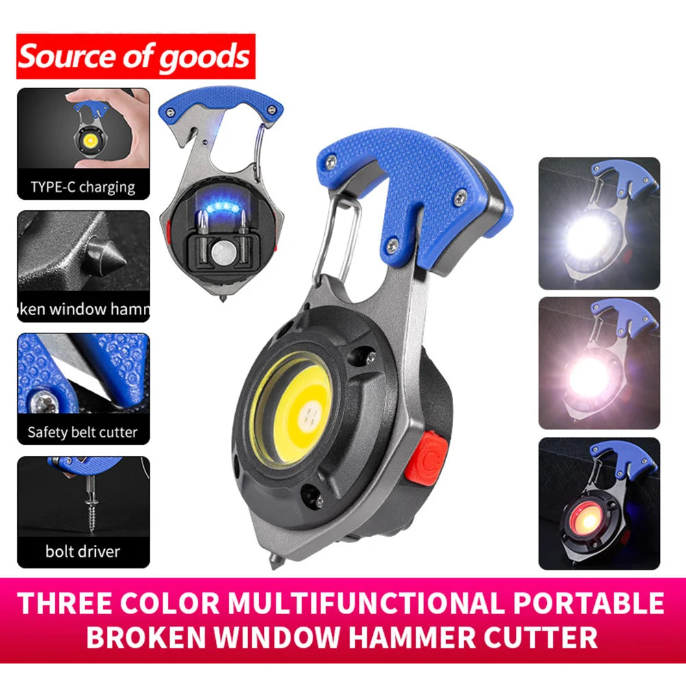 Linterna Led Táctica Cob 1600 Lúmenes Usb C + Funciones