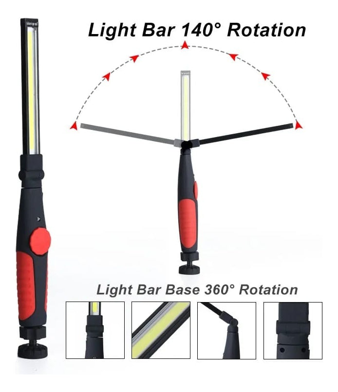 Linterna Led Recargable 2200lm Sos Super Brillante Imán