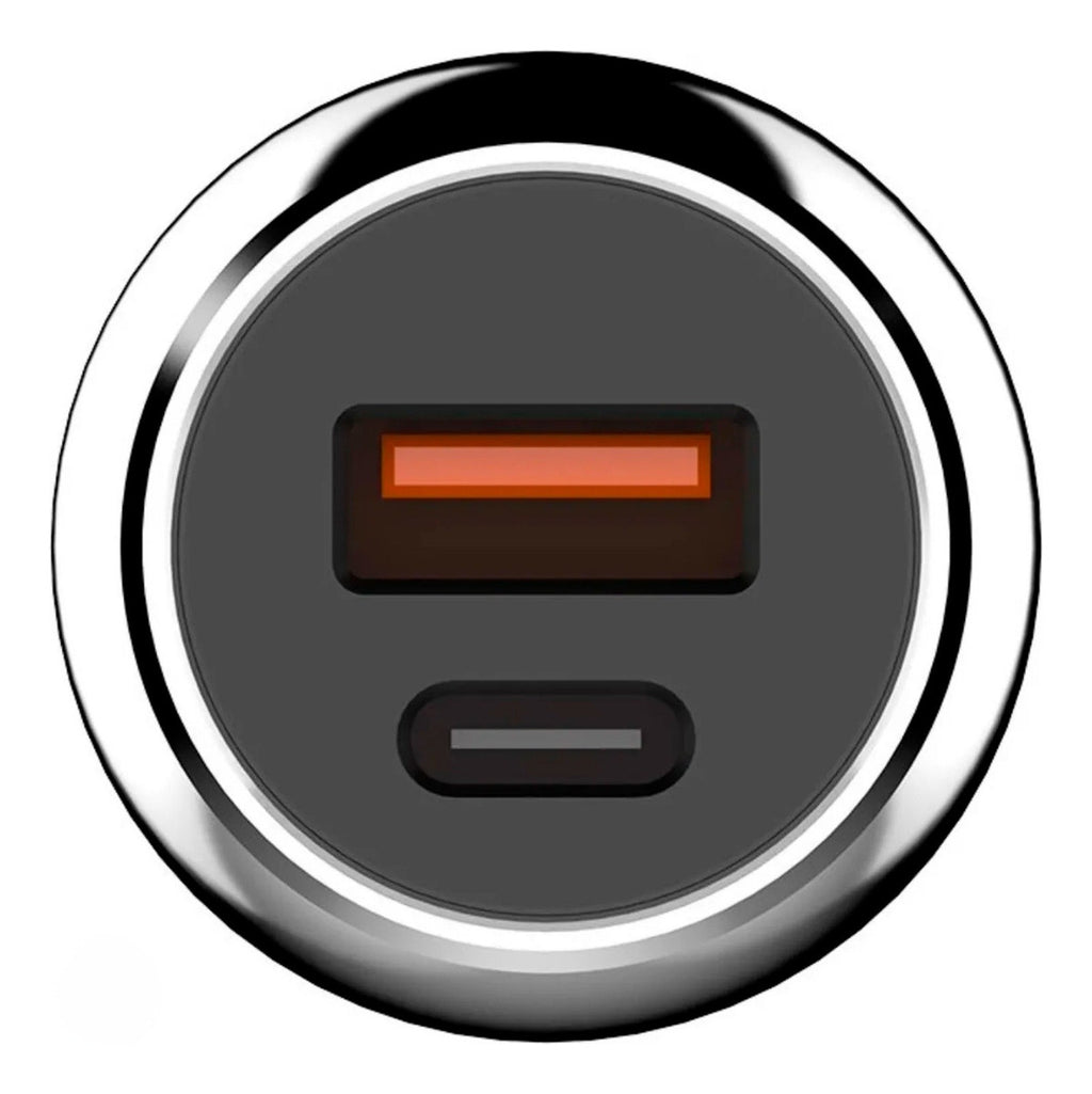 Cargador Usb Auto Carga Rápida Q3.0 60w Max + Usb C Negro