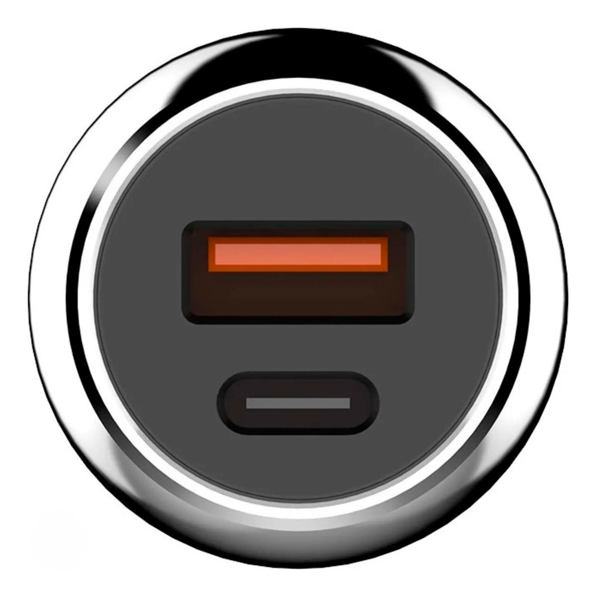 Cargador Usb Auto Carga Rápida Q3.0 60w Max + Usb C Negro