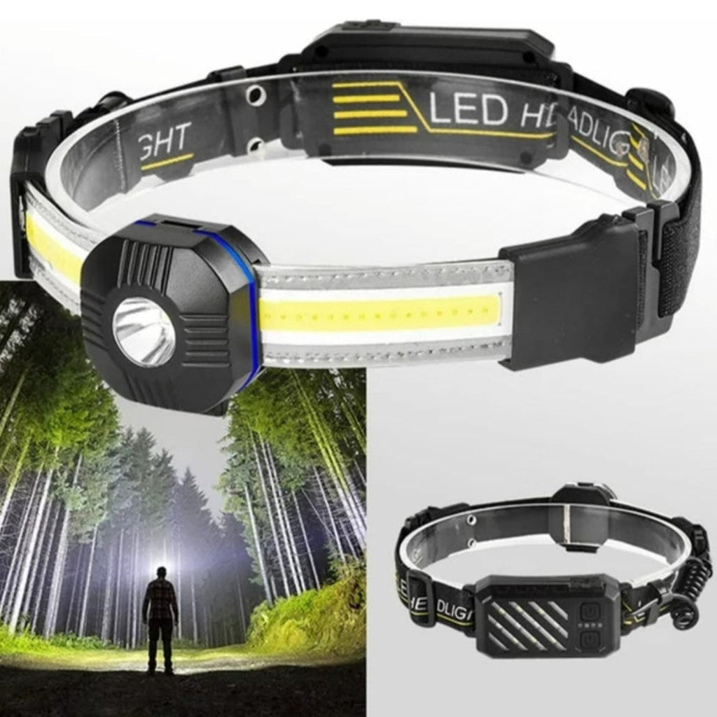 Linterna Frontal Led Brillante Luz 10000lm Lampara Camping