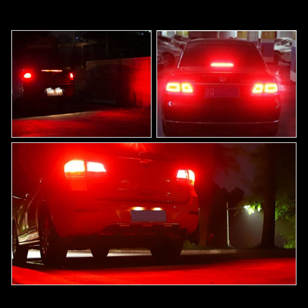 Par Luces Led Doble Contacto Freno 1157 Super Brillo 12v