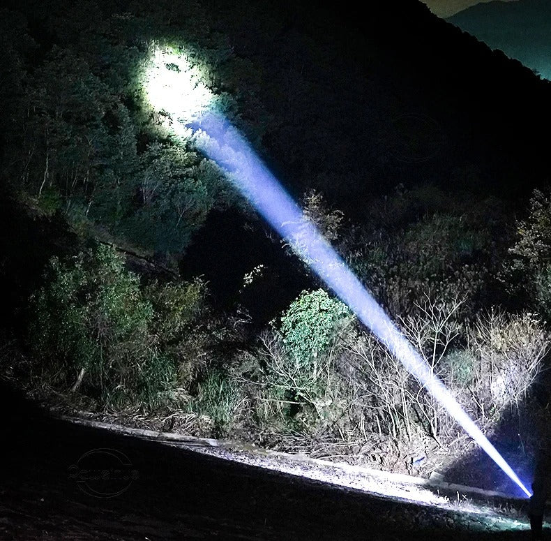 Linterna Táctica Led Brillante 25000lm Recargable Tipo-c Sos