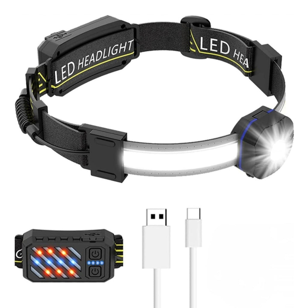 Linterna Frontal Led Brillante Luz 10000lm Lampara Camping