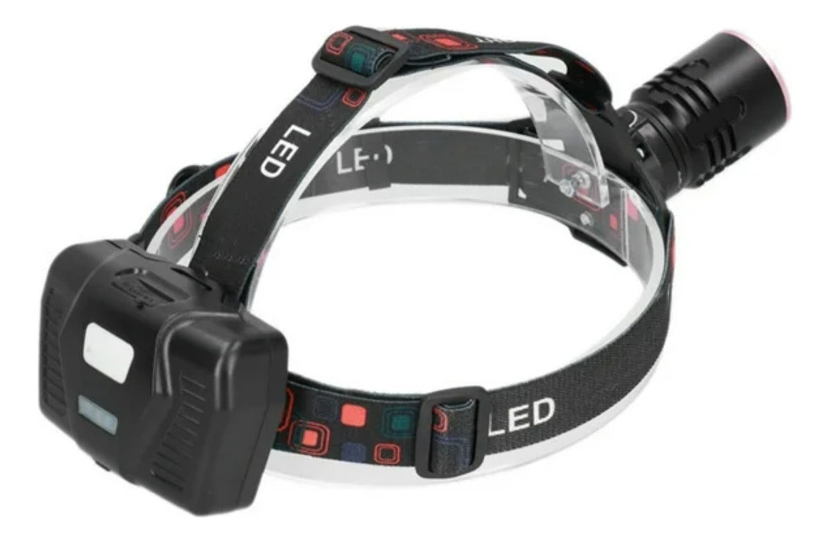 Linterna Cabeza Led 90000 Lm Recargable Tipo-c Tactica 800w
