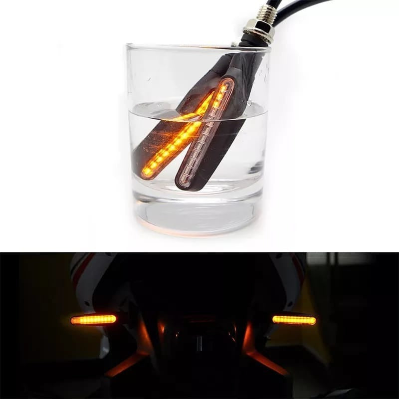 Intermitentes De Moto Led Ámbar Pack X4 Unidades