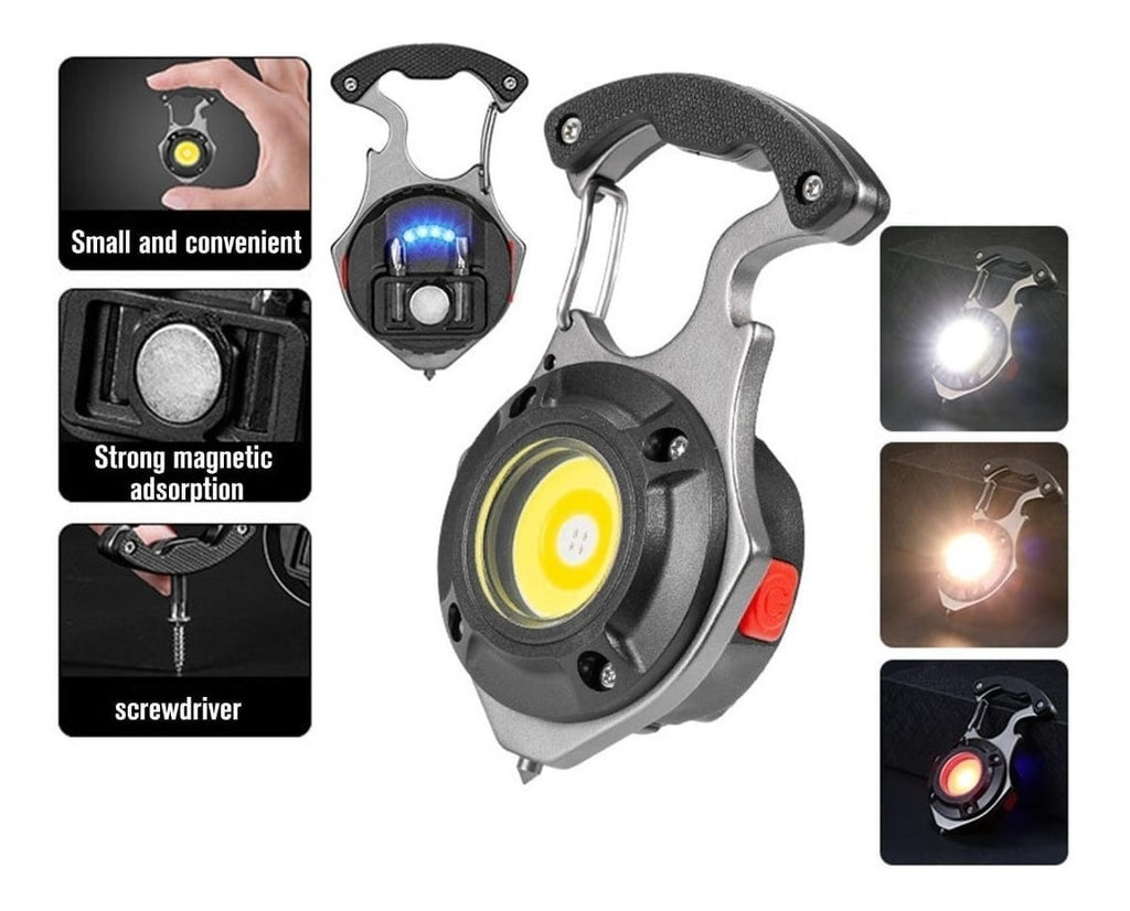 Linterna Led Táctica Cob 1600 Lúmenes Usb C + Funciones