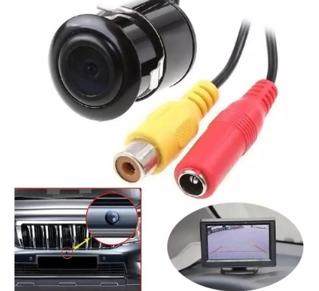 Cámara De Retroceso Angular Auto Embutida Visión Nocturna Hd