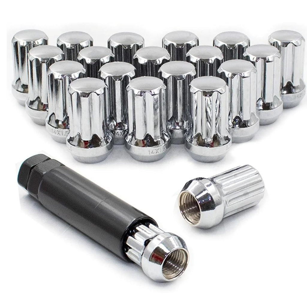 Set X16 Pernos De Seguridad Para Llantas + Llave M12x1.5