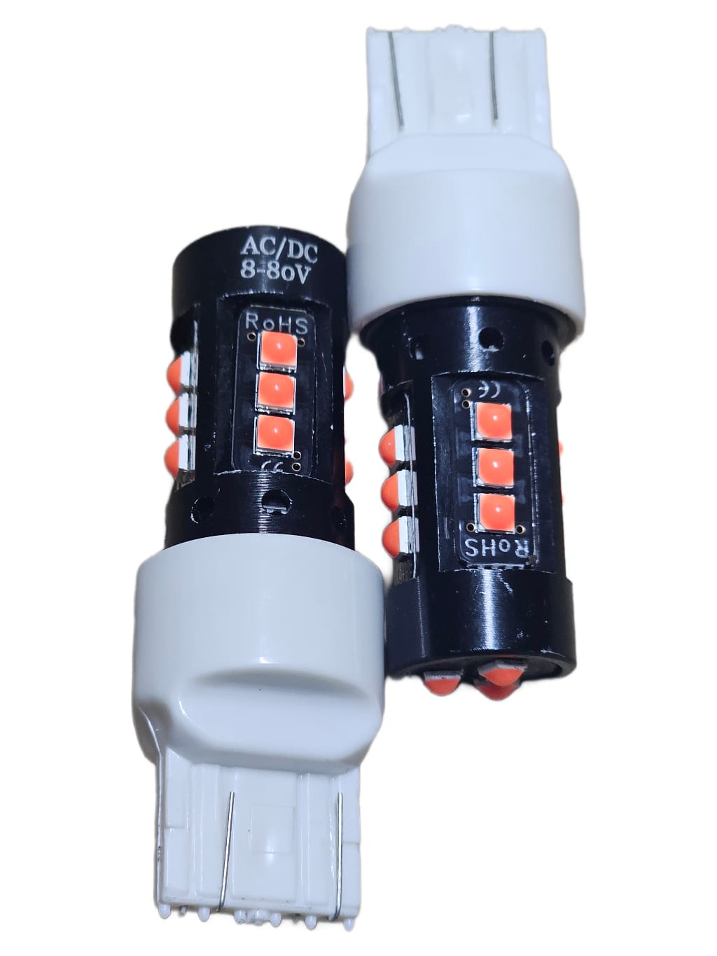 Ampolletas Led T20 7443 W21/5w Doble Contacto Posición Freno